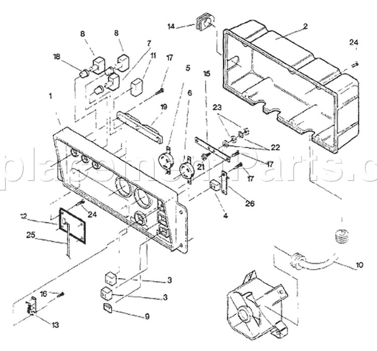 Page A Diagram and Parts List for 9704-1 3,500 XL Briggs and Stratton Generator